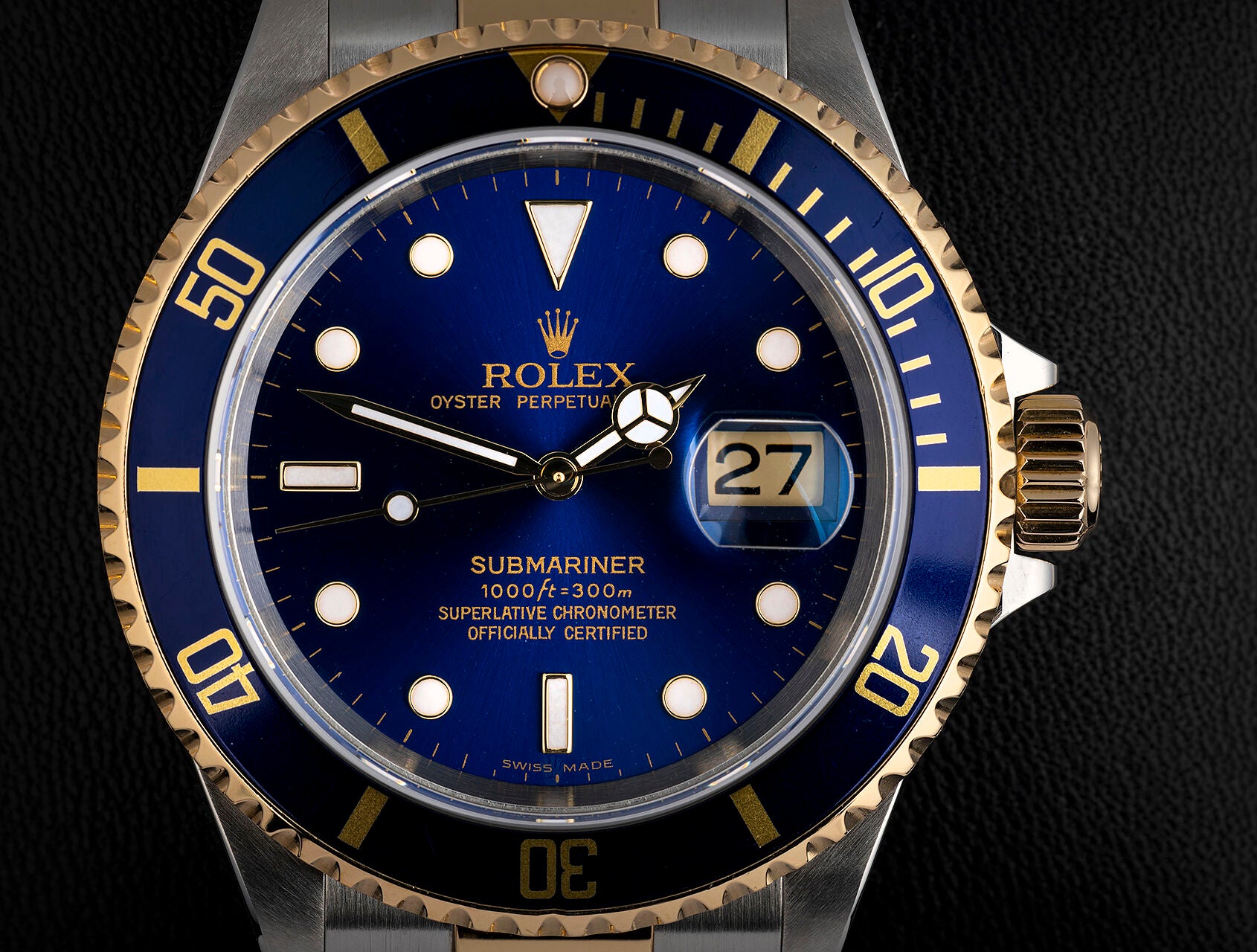 Rolex Submariner Gold Blue